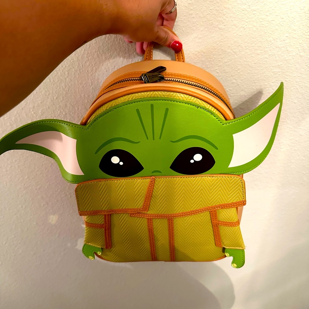 Baby Yoda Loungefly Backpack — NWT